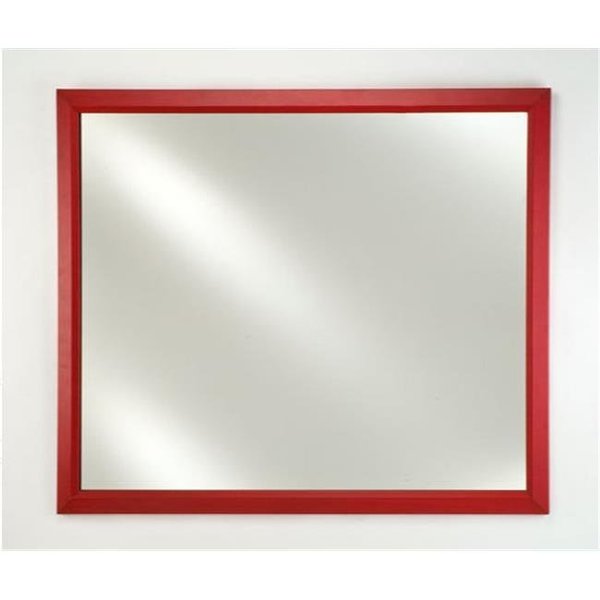 Afina Corporation Afina Corporation FM2030COLRD 20 in.x 30 in.Signature Plain Mirror - Colorgrain Red FM2030COLRD